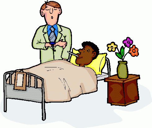 . Clipart doctor bed