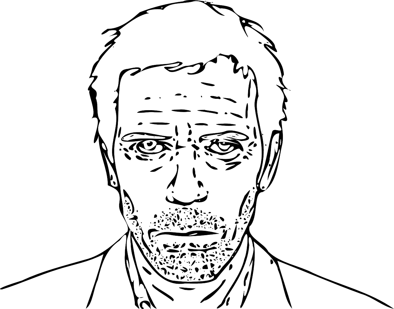 clipart doctor black and white