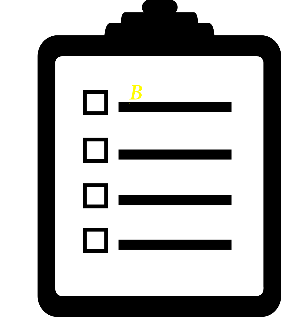 list clipart checklist