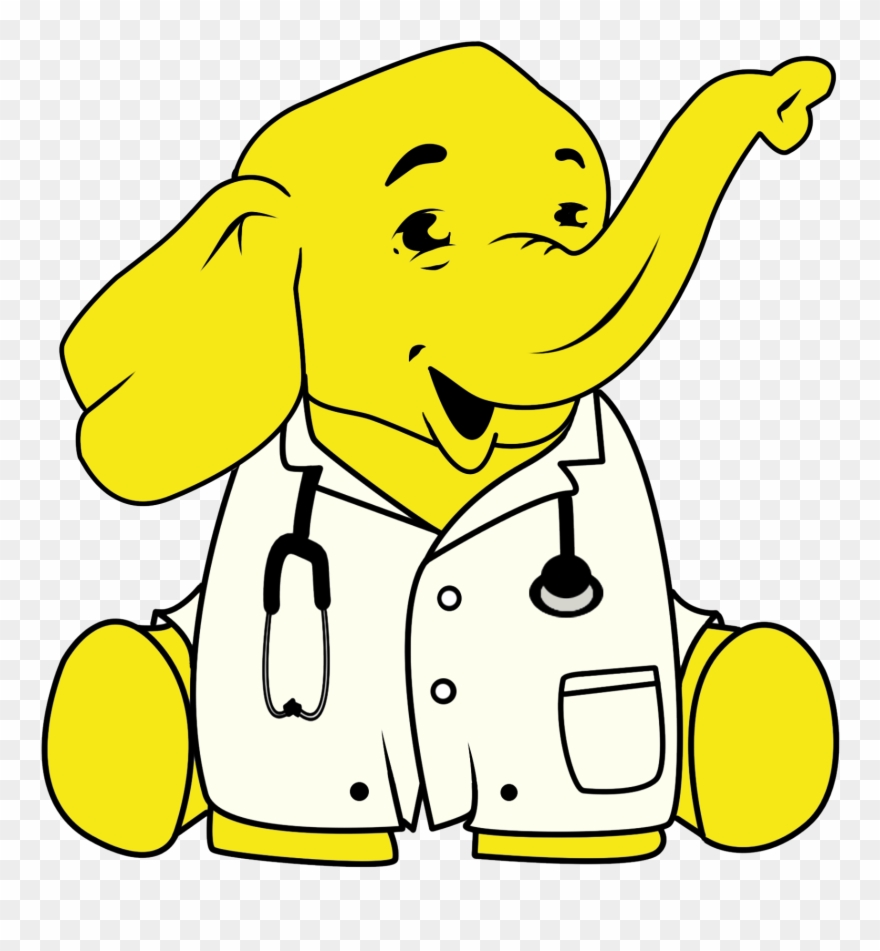 clipart elephant doctor