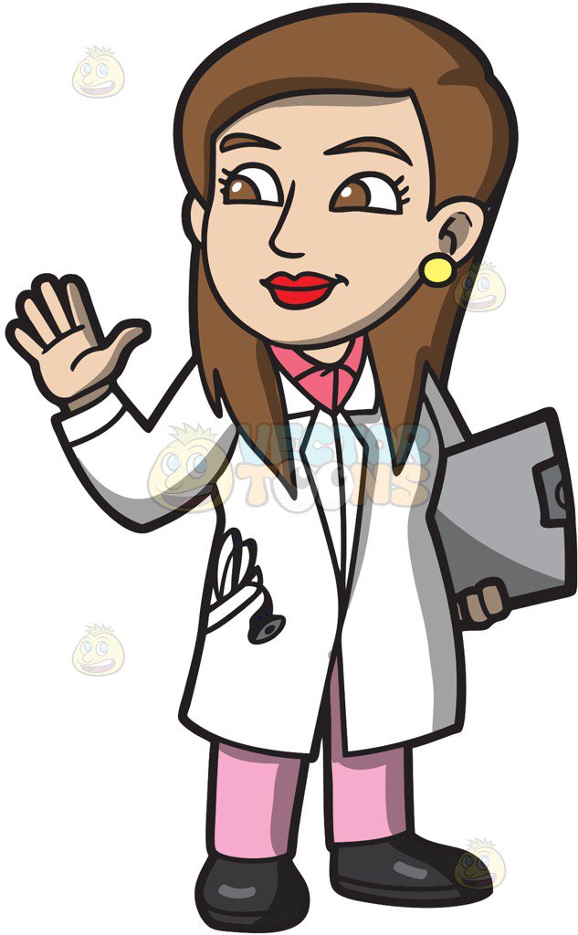 clipart doctor female doctor
