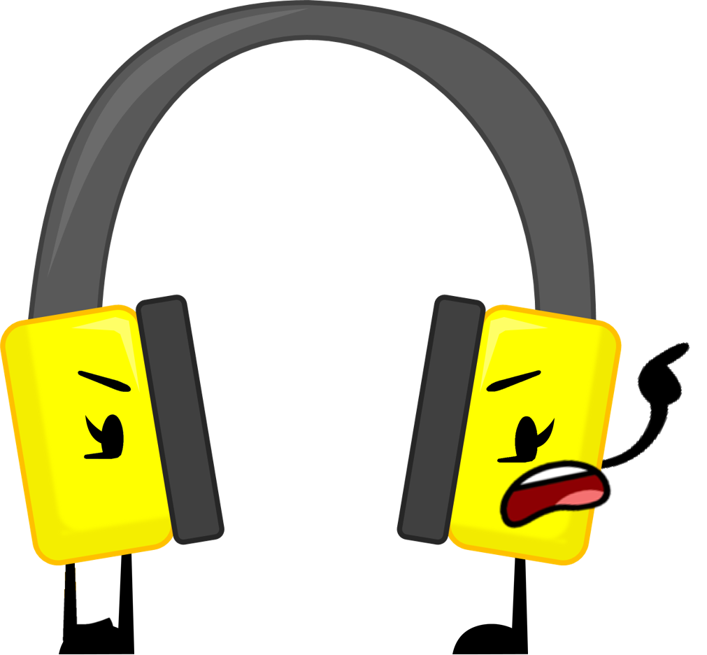 headphones clipart comic