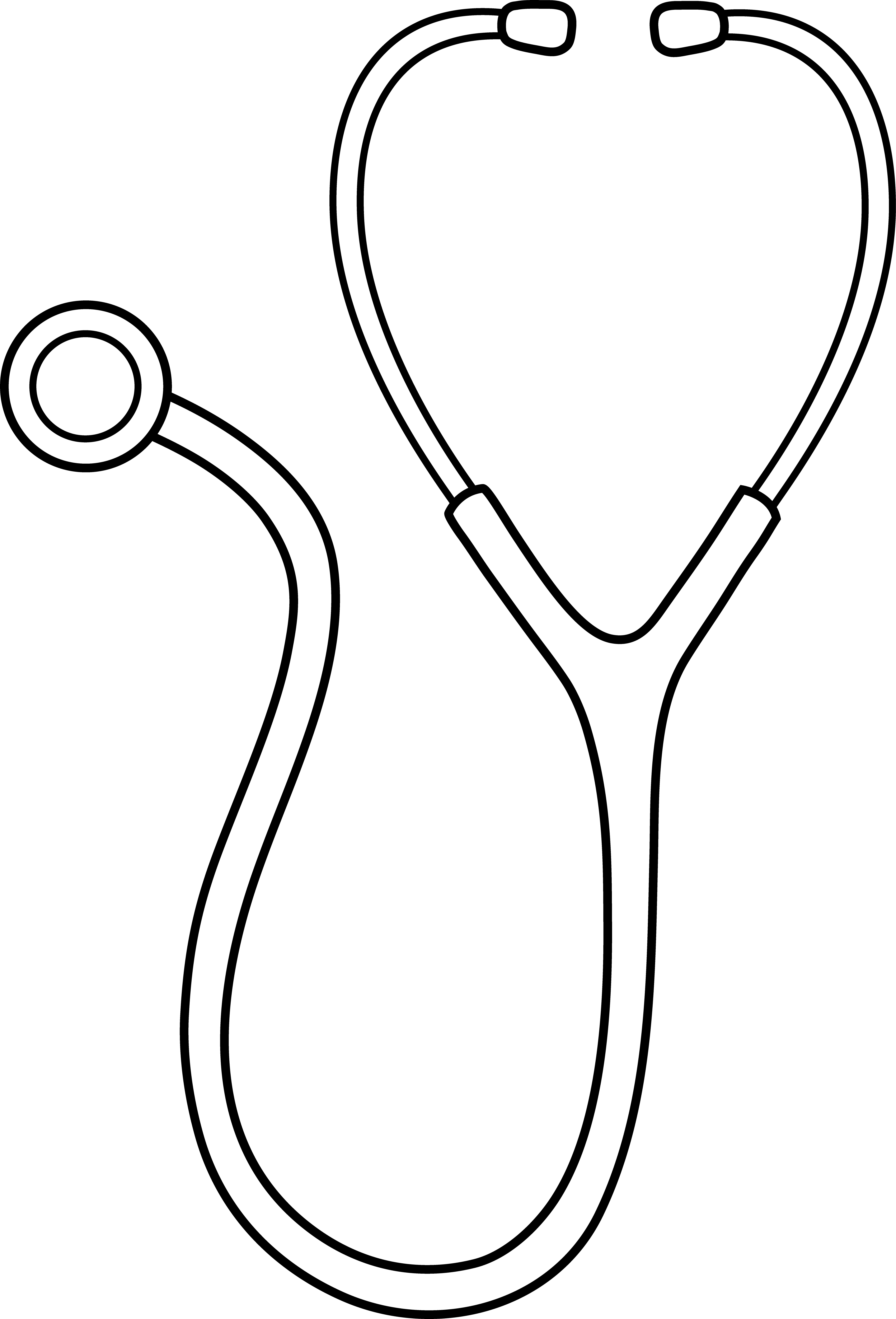 doctor clipart black and white