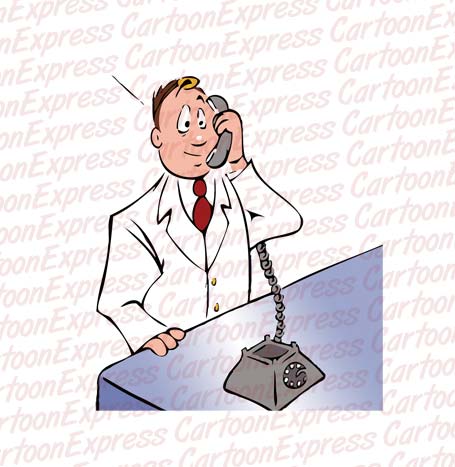 doctor clipart phone call