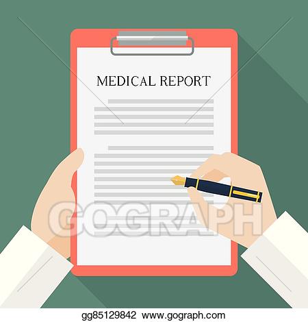 clipart doctor report