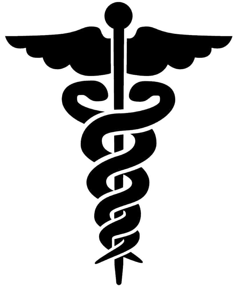 Medical clipart emblem. Doctor symbol caduceus png