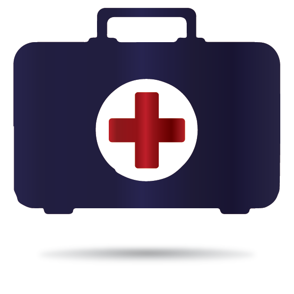 Clipart doctor suitcase. Aed packages medwheels inc