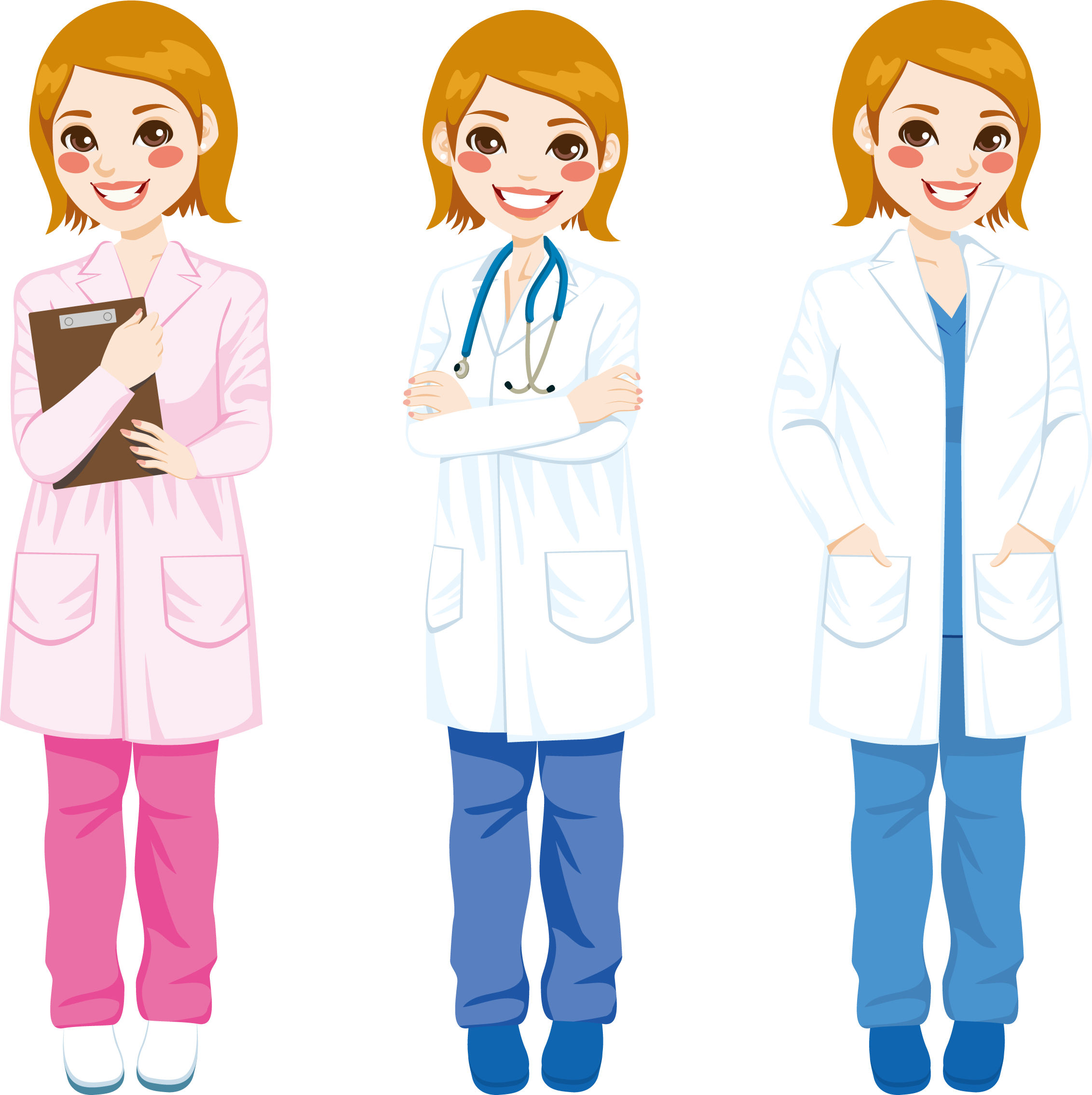 doctors clipart white coat