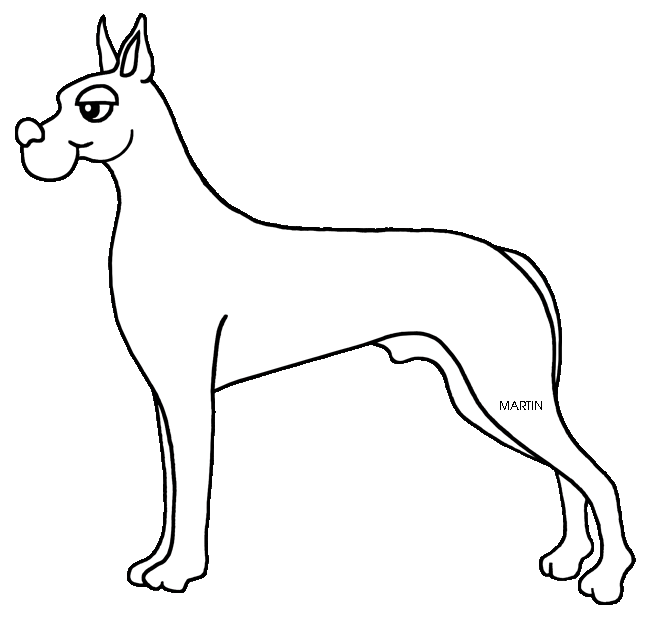 clipart dog 4th july