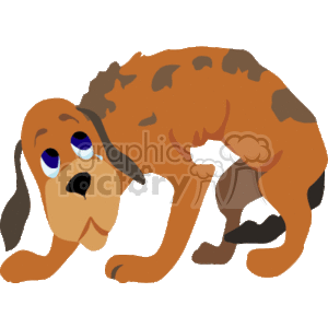 Scared puppy royalty free. Dogs clipart abuse