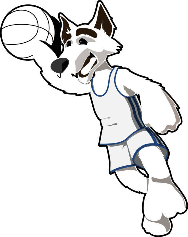 Free images photos download. Wolf clipart basketball