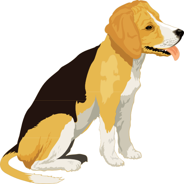 clipart dog beagle