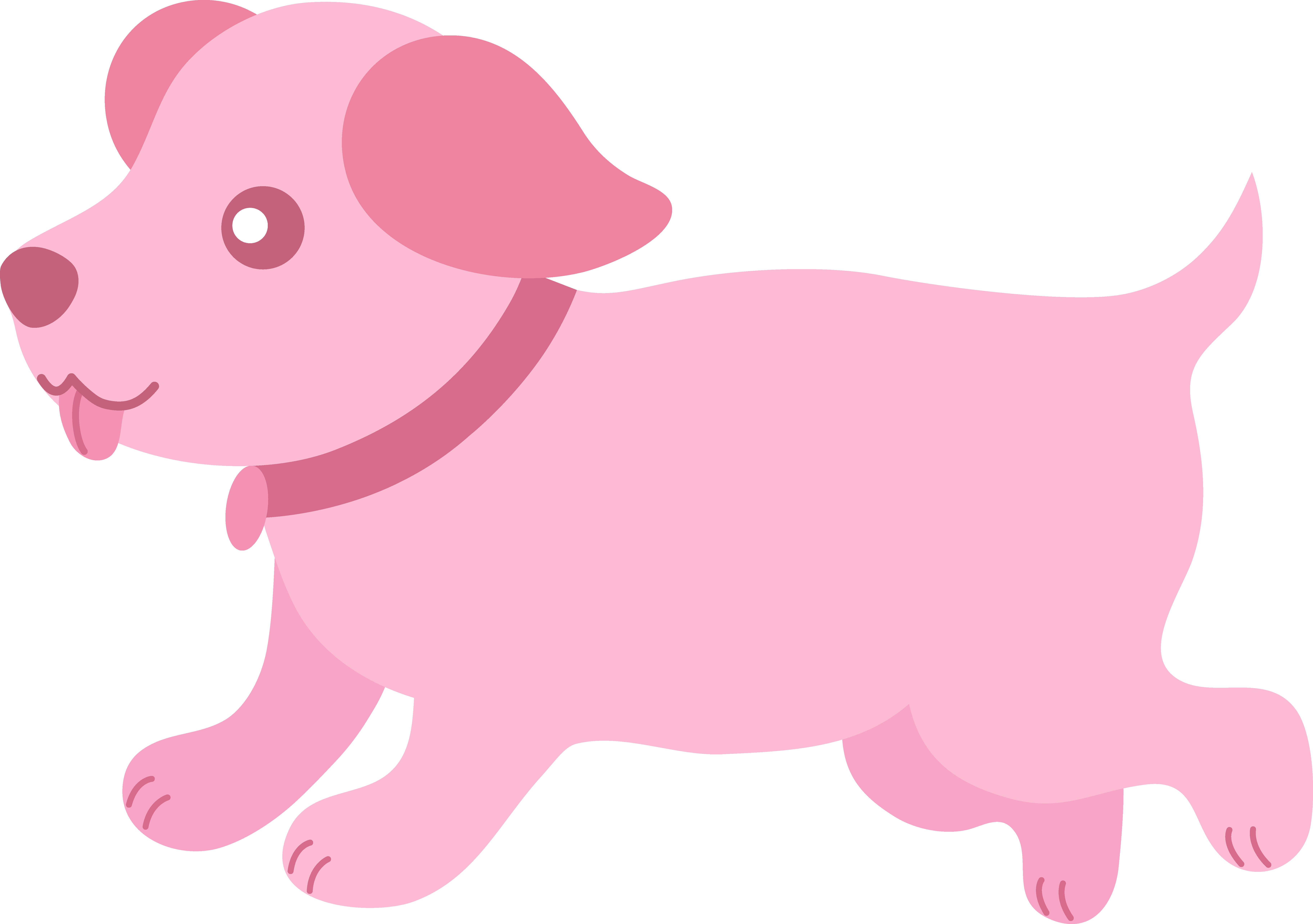 clipart dogs pig