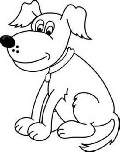 Clipart dog black and white. Free download clip art