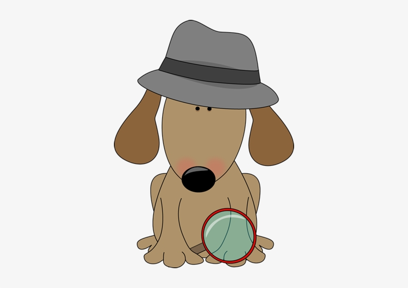 dogs clipart detective