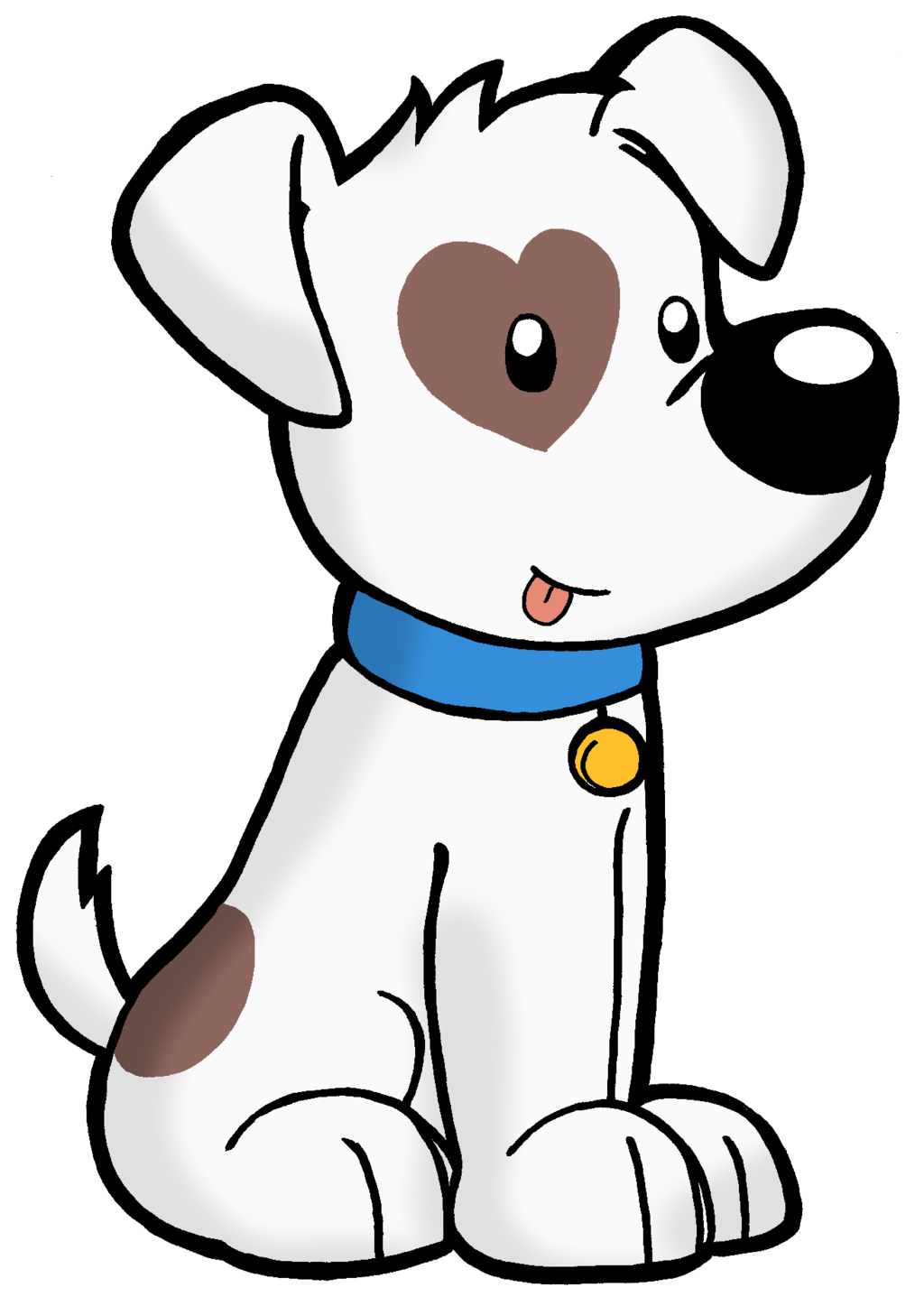 Clipart dog doodle. This a cartoon just