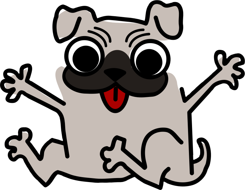 Pug free download best. Dogs clipart easter