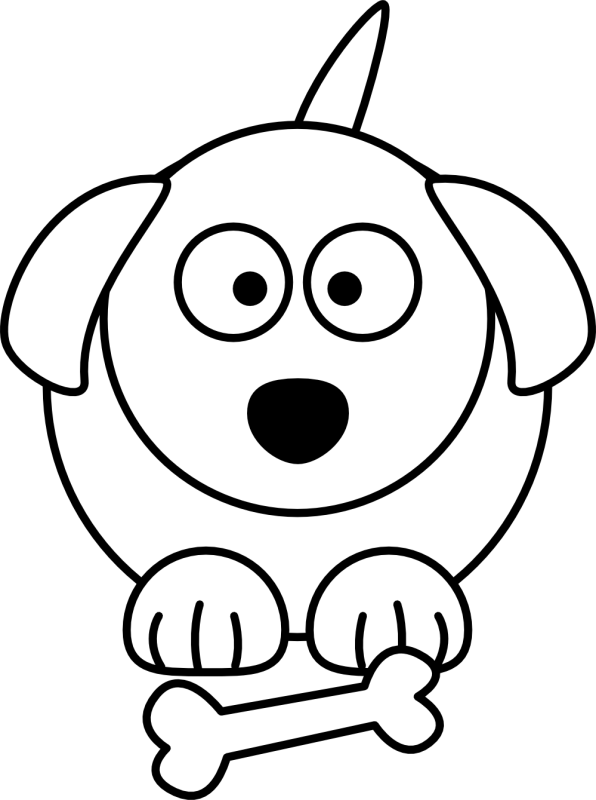 Clipart dog line. Drawing at getdrawings com