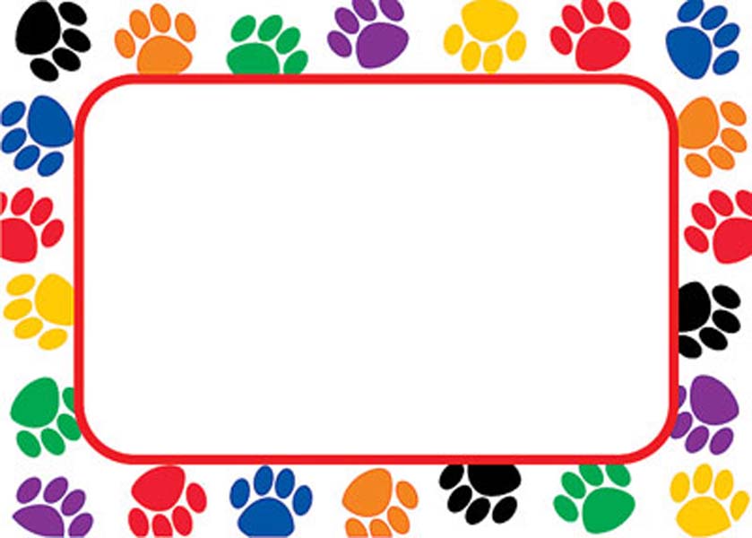 Dogs clipart boarder. Microsoft office dog name