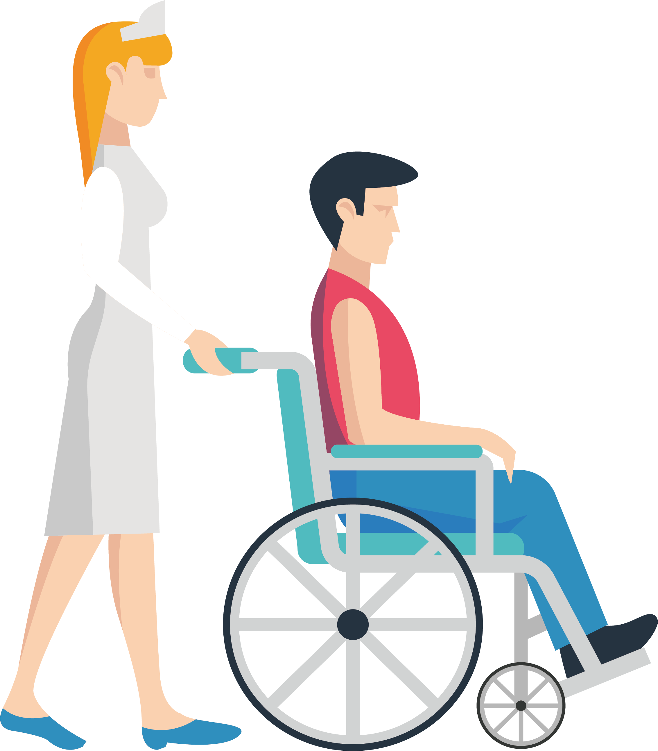 clipart hospital wheelchair