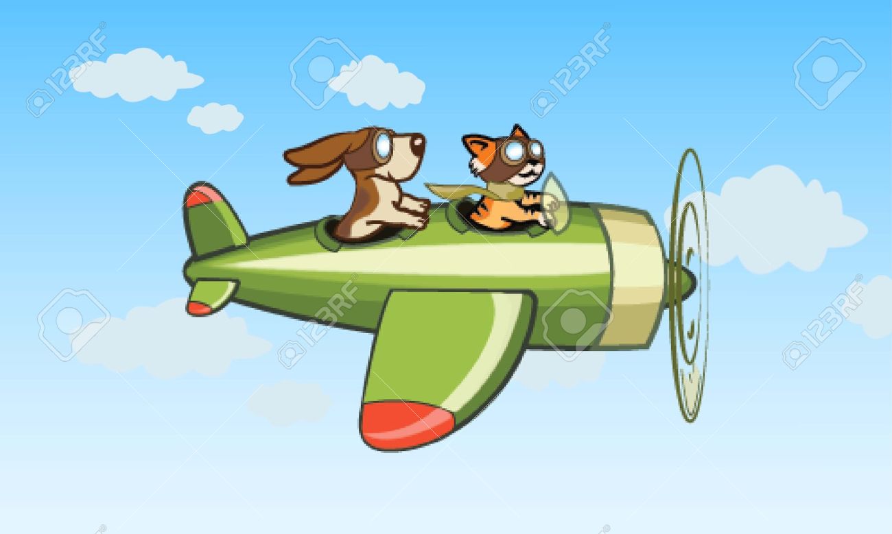 dogs clipart pilot