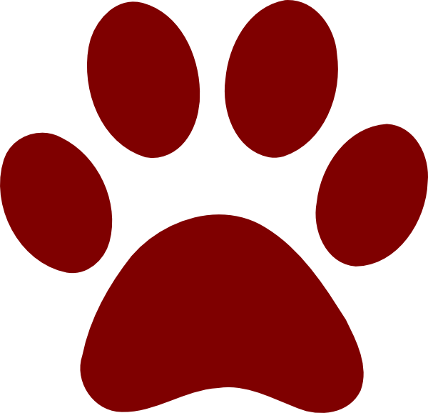 paw clipart coyote
