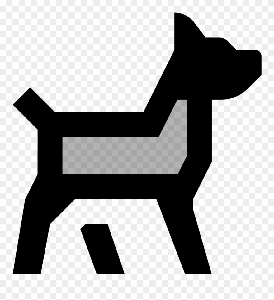 There is a side. Clipart dog shape