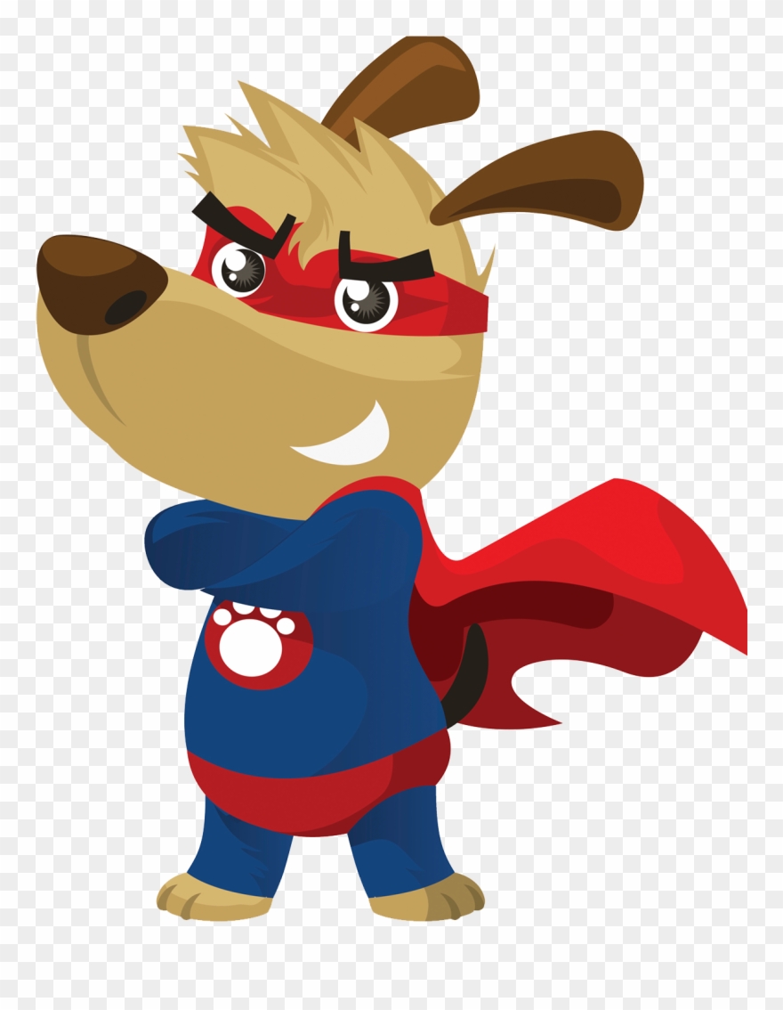 Hero clipart animal. Dogs superhero super dog
