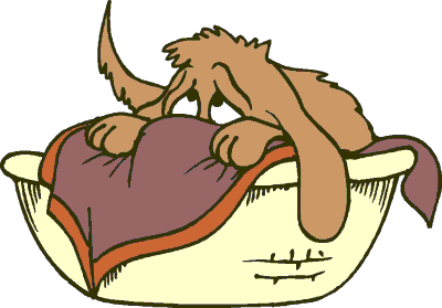 Clipart dog worried. Free picture of 