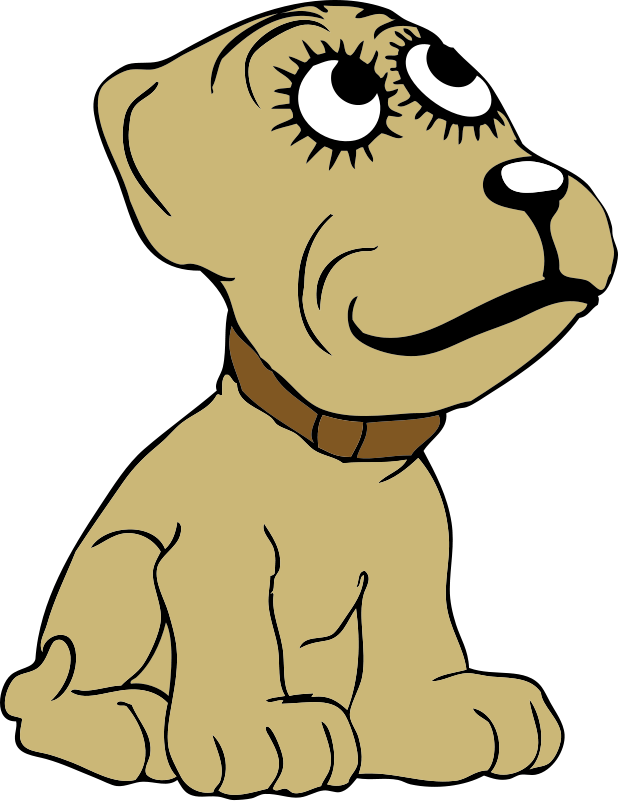 Clipart dogs animation. Free picture of cartoon