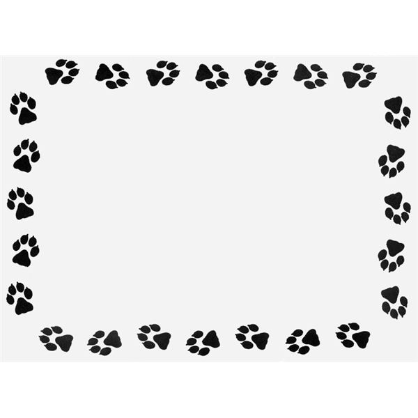 paws clipart multiple