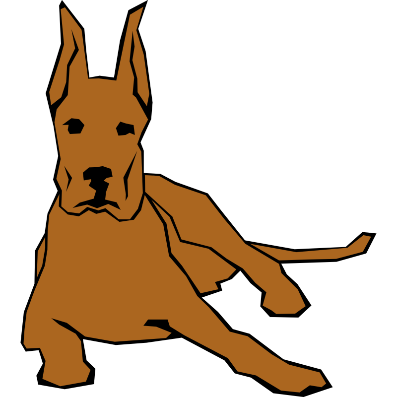 clipart dogs boy