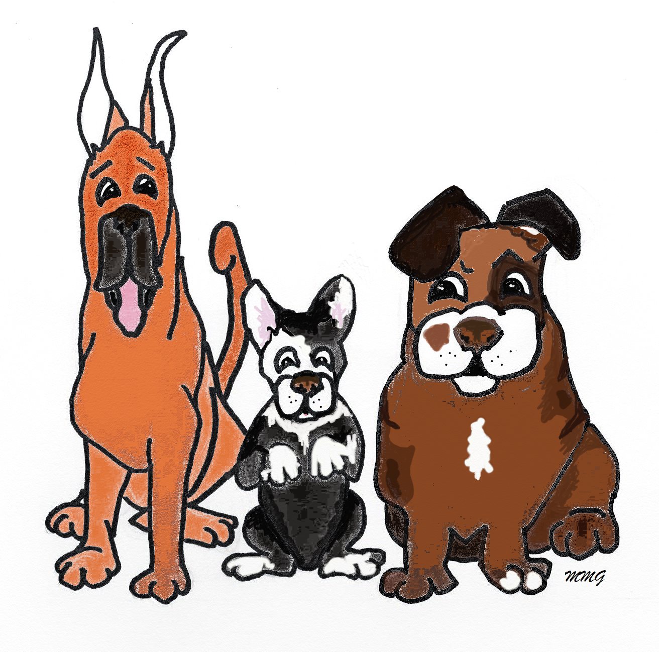 dogs clipart friend