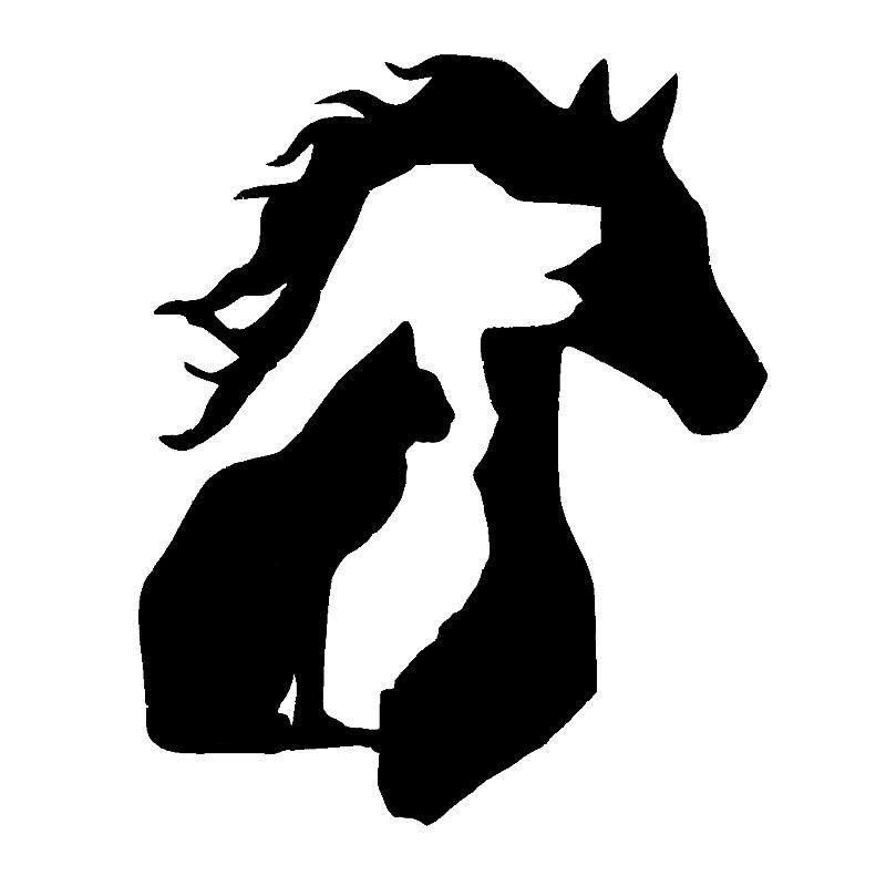  cm animal lover. Clipart horse dog
