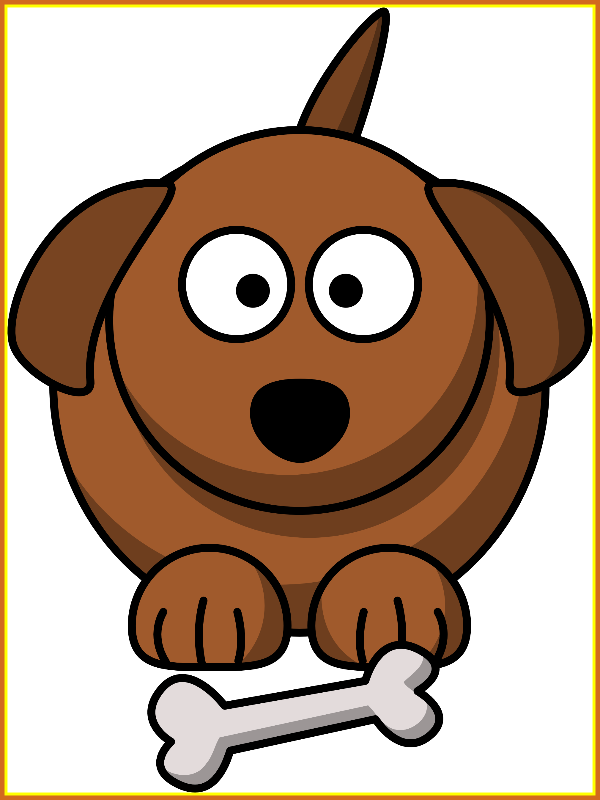 clipart dogs kid