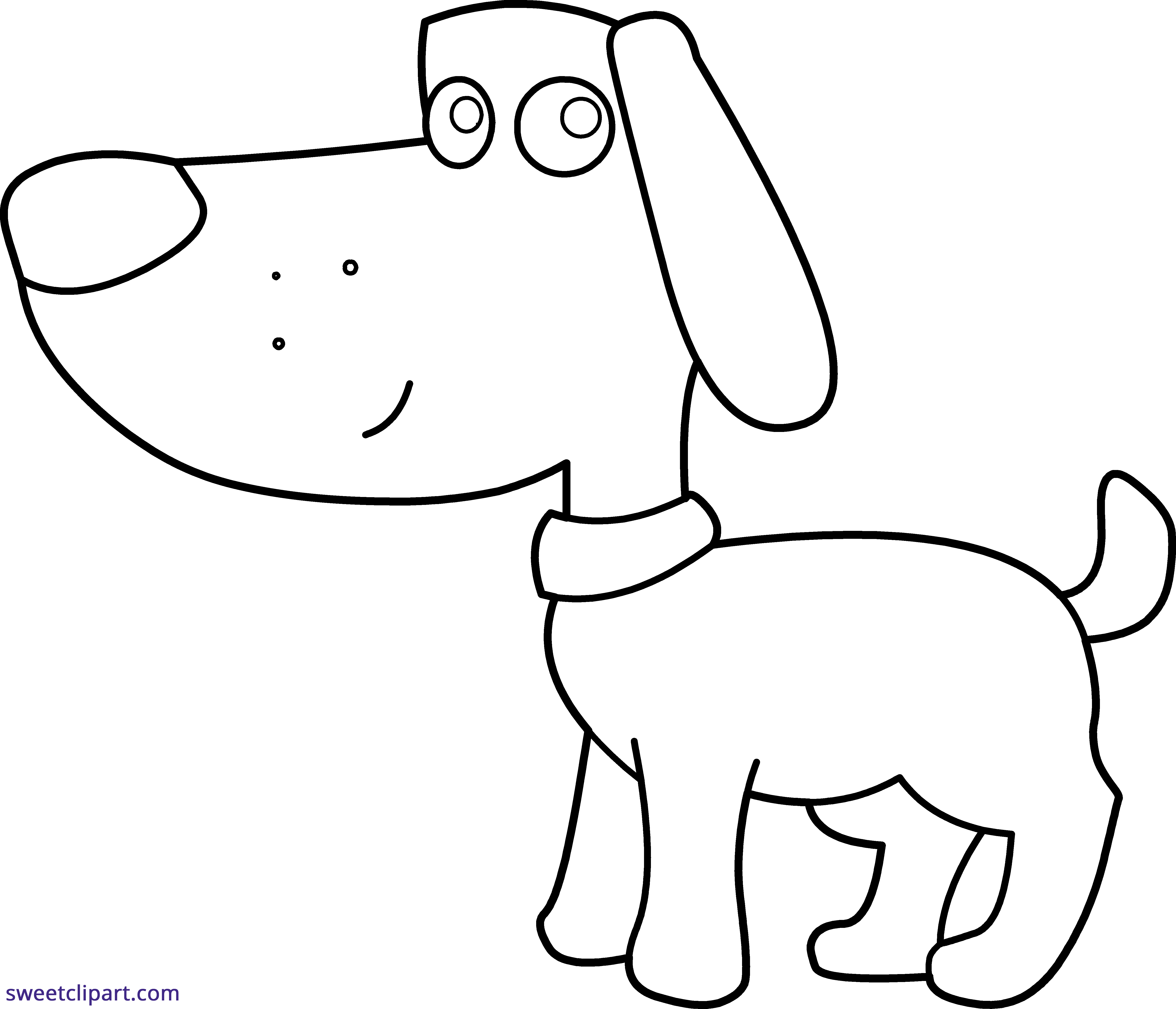 clipart dogs line