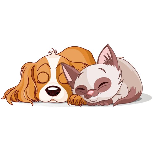 clipart dogs sleeping