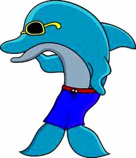 clipart dolphin animated dancing