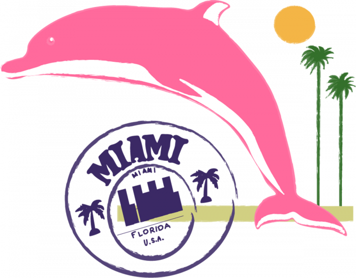 clipart dolphin beach florida