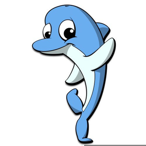 clipart dolphin cartoon
