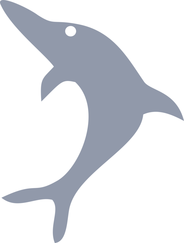 Free black and white. Clipart dolphin christmas