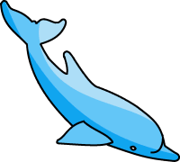 clipart dolphin diving dolphin