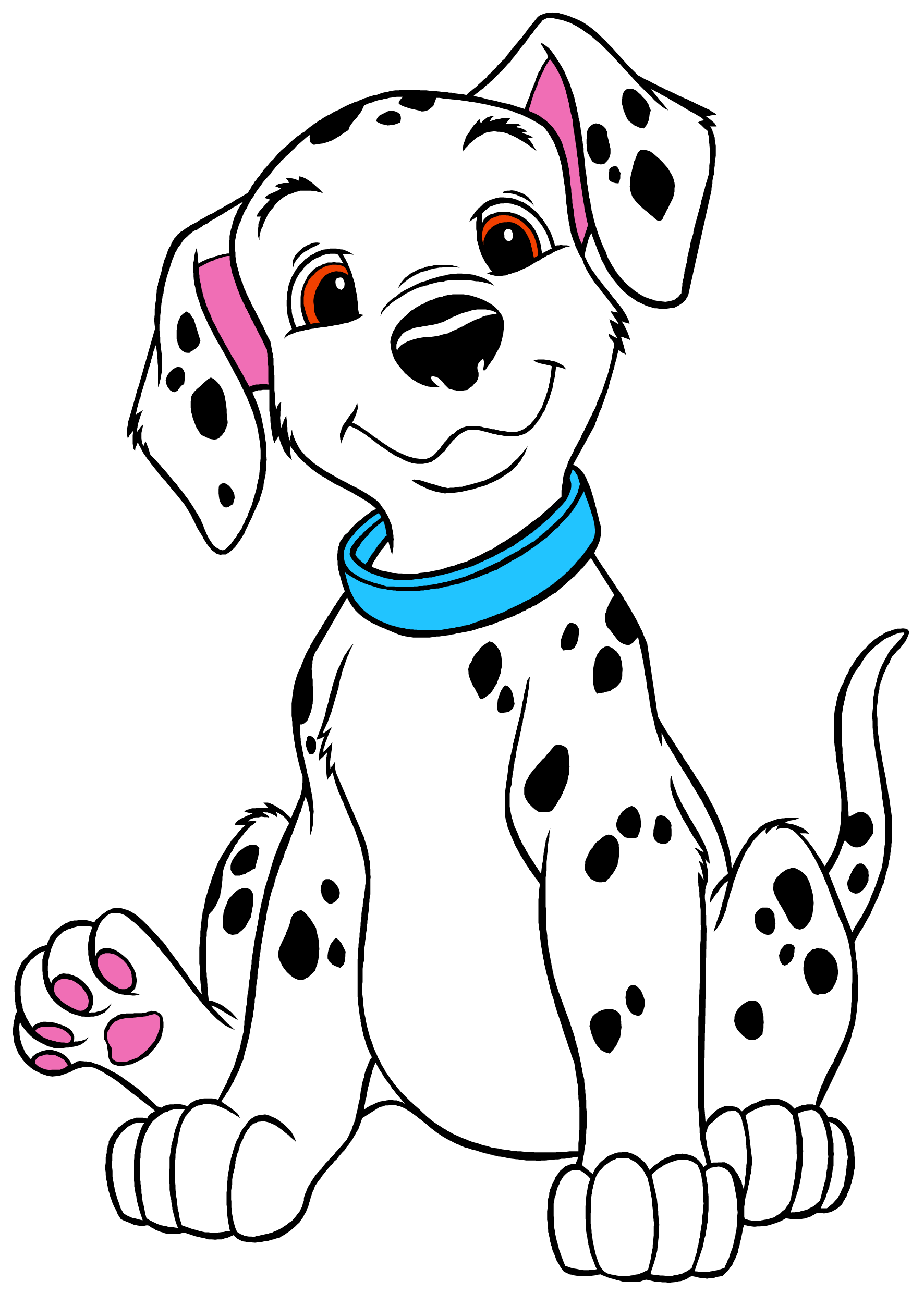 Dalmatian clipart cartoon. Pin by isabelle c
