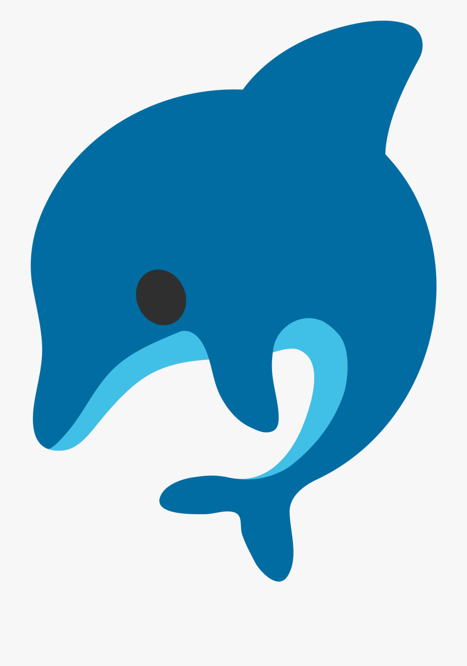 Dolphin emoji free . Dolphins clipart flipper