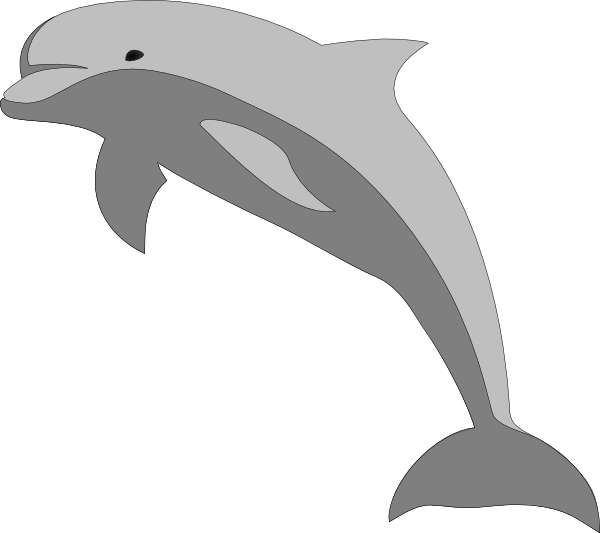Dolphin clip art at. Dolphins clipart flipper