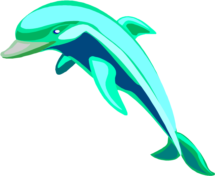 Clipart dolphin green dolphin. Hd free png gif