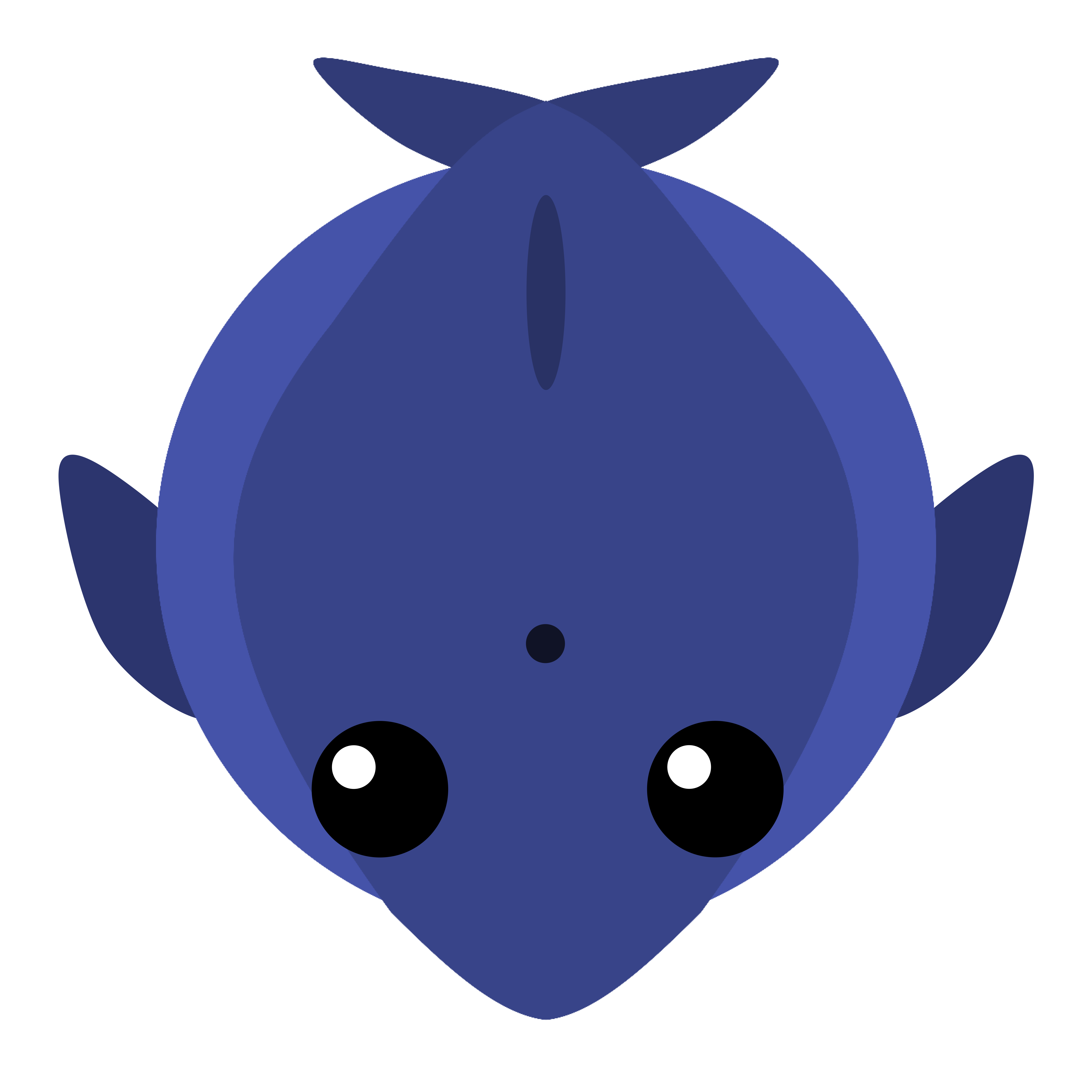 purple clipart whale