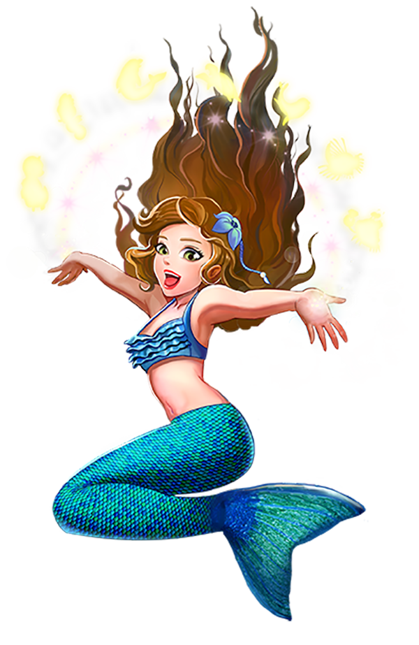 Coral clipart little mermaid. Page finfriends new tale