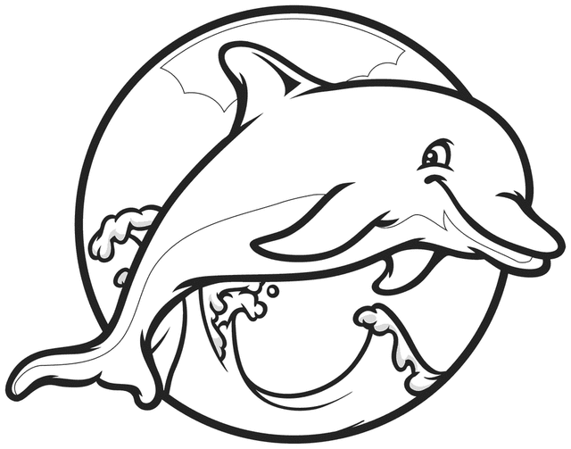 clipart dolphin printable