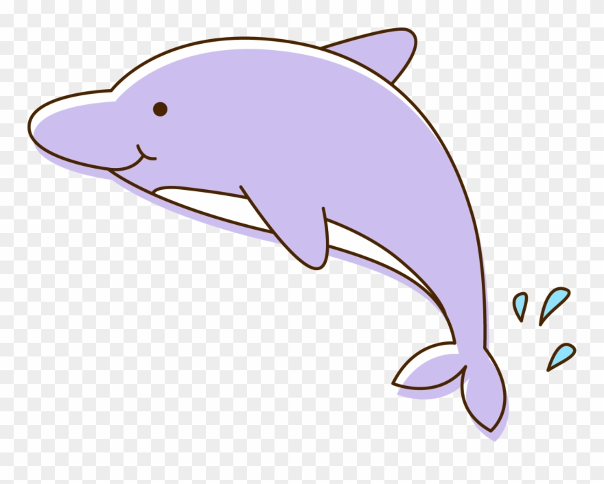 dolphins clipart purple